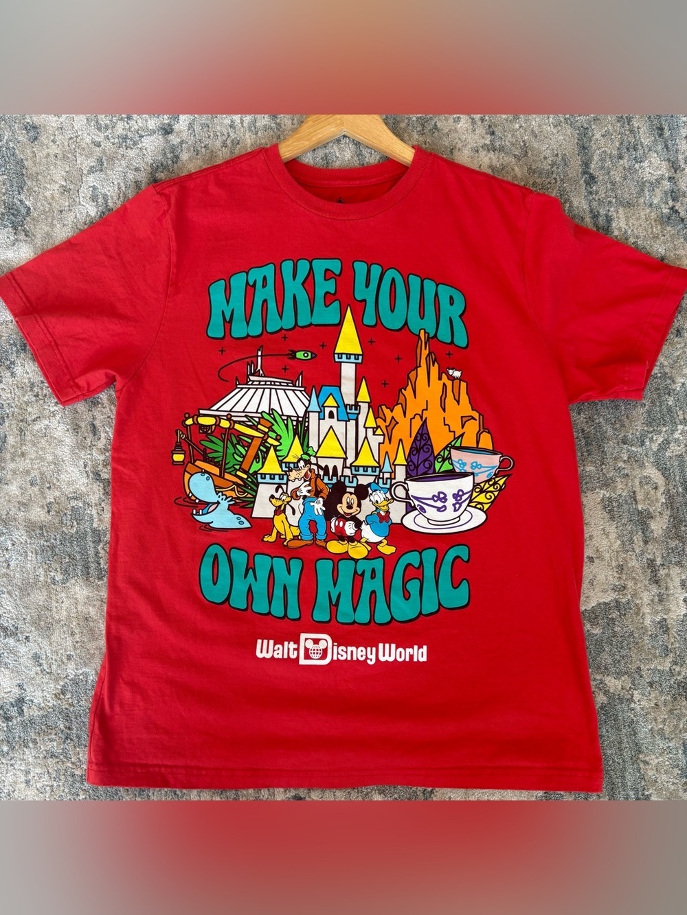 Disney “Make Your Own Magic” Mickey & Friends Graphic Tee, Size Large - Picture 2 of 4